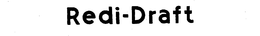 REDI-DRAFT trademark
