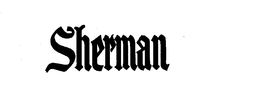 SHERMAN trademark