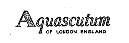 AQUASCUTUM OF LONDON ENGLAND trademark