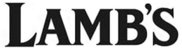 LAMB'S trademark