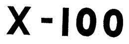 X-100 trademark