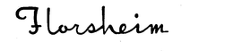 FLORSHEIM trademark
