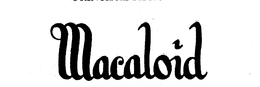 MACALOID trademark