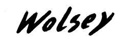 WOLSEY trademark
