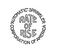 RATE OF RISE "AUTOMATIC" SPRINKLER CORPORATION OF AMERICA trademark