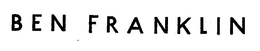 BEN FRANKLIN trademark