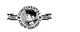 CONTINENTAL SCREW COMPANY INC. 1904 trademark