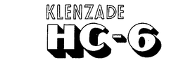 KLENZADE HC-6 trademark
