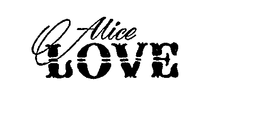ALICE LOVE trademark