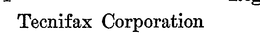 TECNIFAX trademark