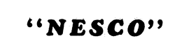 "NESCO" trademark