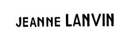 JEANNE LANVIN trademark