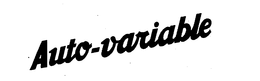AUTO-VARIABLE trademark