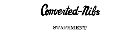 CONVERTED-NIBS trademark