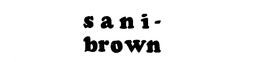 SANI-BROWN trademark