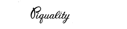 PIQUALITY trademark
