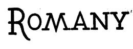 ROMANY trademark