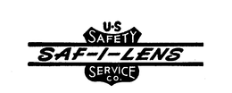 U.S. SAFETY SAF-I-LENS SERVICE CO. trademark