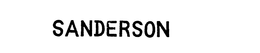 SANDERSON trademark