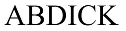 ABDICK trademark