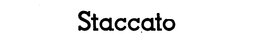 STACCATO trademark