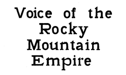 VOICE OF THE ROCKY MOUNTAIN EMPIRE trademark