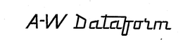 A-W DATAFORM trademark