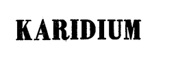 KARIDIUM trademark