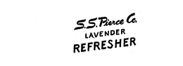 SS PIERCE CO. LAVENDER REFRESHER trademark