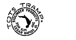TOTS TRAMP SIDLINGER PRODUCTS 3514 ELM AVE CEDAR RAPIDS IA trademark