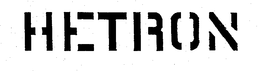 HETRON trademark