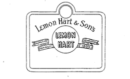 LEMON HART & SON'S LEMON HART ESTABLISHED IN 1804 trademark