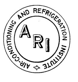 ARI AIR-CONDITIONING AND REFRIGERATION INSTITUTE trademark
