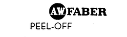 A.W. FABER PEEL-OFF trademark