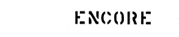 ENCORE trademark