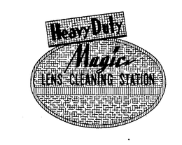 HEAVY DUTY MAGIC LENS CLEANING STATION trademark
