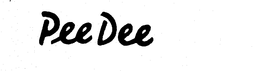 PEE DEE trademark