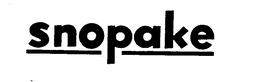 SNOPAKE trademark