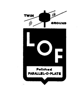 LOF TWIN GROUND POLISHED PARALLEL-OPLATE trademark