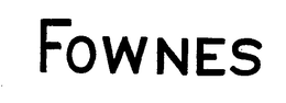 FOWNES trademark
