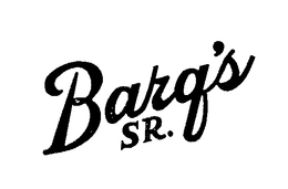 BARQ'S SR trademark