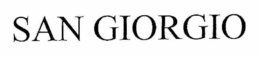 SAN GIORGIO trademark