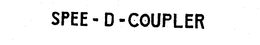 SPEE-D COUPLER trademark