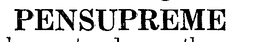 PENSUPREME trademark