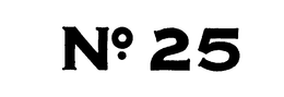 NO. 25 trademark