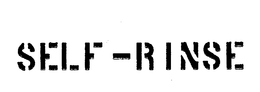 SELF-RINSE trademark