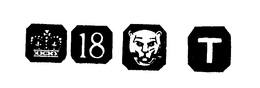 18 T (REP. OF A CROWN, REP. OF TIGERS HEAD) trademark