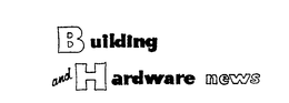 BUILDING AND HARDWARE NEWS trademark