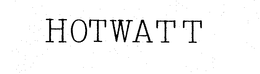 HOTWATT trademark