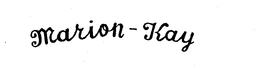 MARION-KAY trademark